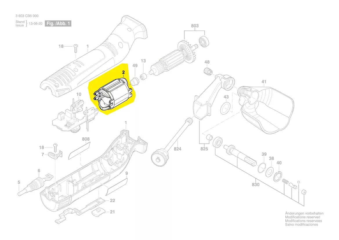 Stator 2 609 007 814 BOSCH